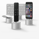 铝合金苹果充电底座 iPhone6Plus桌面座充手机支架多功能充电器
