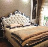 风飞扬家具 欧式床 美式床 实木床 1.8米双人床 法式床 三包到家