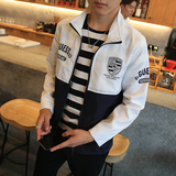 春秋季外套男装运动韩版棒球服休闲夹克薄款日系冲锋衣青少年衣服