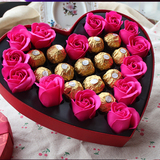 零食糖果进口费列罗巧克力礼盒装香皂花心形男女朋友生日520礼物