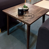 新款实木餐桌 小户型正方形餐桌甜品店方桌 简约现代休闲咖啡桌