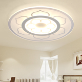 LED吸顶灯具简约现代圆形客厅灯创意主卧室灯温馨遥控儿童房间灯