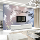 现代简约客厅沙发电视定制背景墙壁纸3D立体蝴蝶影视墙壁画墙纸