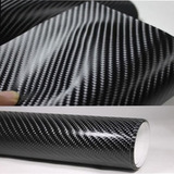 汽车内饰贴纸 中控改色膜 碳纤维贴纸 内饰改装贴膜 黑3D炭纤维贴