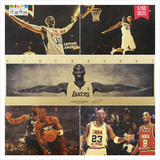 科比合集NBA篮球人物海报宿舍卧室高清写真墙贴纸免邮挂画装饰画