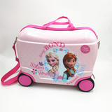 可坐可骑儿童旅行箱男童女童迪士尼冰雪奇缘直轮骑行箱卡通行李箱