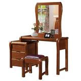 现代中式实木梳妆台小户型化妆台简约化妆桌 迷你化妆桌卧室