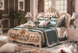 新款美式样板房床上用品欧式法式高档婚庆床品多件套工厂直销