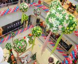 2016春季大型商场中庭吊饰 品致美陈 酒店购物中心装饰布置