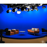 专业虚拟演播室方案 大小摄影棚 绿箱 慕课 抠像 直播 演播室灯光