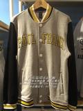 Paul Frank大嘴猴专柜正品代购2015男式棒球服外套PFCO151007M