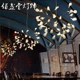 后现代创意个性展厅大吊灯别墅餐厅moooi树枝树叶萤火虫灯具装饰