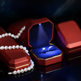 高档求婚戒指盒创意耳钉盒结婚对戒盒首饰盒项链盒珠宝盒盒子批发
