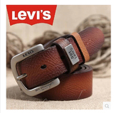 李维斯Levi's男士皮带针扣休闲百搭牛皮真皮青年男装腰带商务裤带