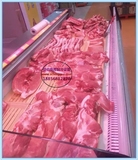 冷鲜肉展示柜 直冷平口鲜肉柜 风冷敞口鲜肉柜 鲜肉店保鲜柜定做