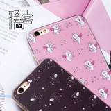 韩国line布朗熊可妮兔苹果手机壳6/6splus情侣iPhone6s可爱保护套