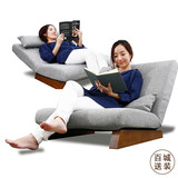 日韩式懒人沙发 单人折叠懒人椅客厅阳台卧室小沙发简易休闲躺椅