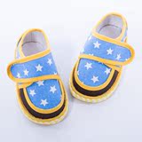 宝宝单鞋小童男夏学步鞋防滑软布底透气婴儿手工布鞋鞋子1-2-3岁