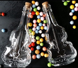 批发小提琴玻璃精油瓶木塞小糖果瓶DIY创意礼品瓶制作彩虹瓶装饰