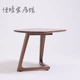 北欧创意边桌置物桌宜家实木圆形角几沙发边几现代简约客厅小茶几