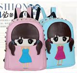 韩版可爱儿童旅游双肩包小女孩休闲旅行背包时尚女童卡通小书包潮