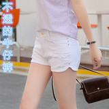 2016新款夏季白色牛仔超短裤女土夏天有弹力学生性感外穿韩版休闲