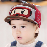 韩国3-4-8岁男童儿童帽子春秋韩版小孩嘻哈女童棒球鸭舌帽潮夏季