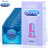 durex杜蕾斯旗舰店 亲昵装安全套避孕套套12只装 成人情趣性用品