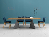 创意餐桌椅组合简约韩式小户型个性长方形饭桌餐台北欧风格家具