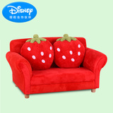 儿童沙发卡通布艺草莓沙发座椅幼儿园沙发韩式女童双人休闲小沙发