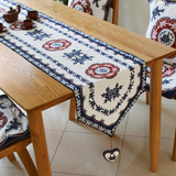 桌旗中式纯棉活性印染茶几桌子桌骑布现代中式搭配实木(富贵牡丹)