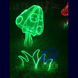 LED蘑菇灯光美陈 户外景观灯光节 公园梦幻蘑菇造型场所布景
