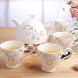 陶瓷整套茶具套装 高档英式下午茶花草茶咖啡杯具套装冷水壶特价