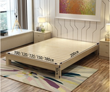实木松木床单人双人床榻榻米1出租房1.2客房1.8米无床头床架简易
