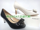 KISSCAT接吻猫专柜正品代购2016年春款鱼嘴女鞋单鞋KA76123-12