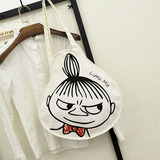 日本卡通可爱帆布包学生学院风女士时尚软妹文艺韩国单肩包手提包