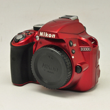 Nikon/尼康D3300单机入门级数码单反相机尼康d3300机身红色