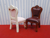 欧式实木茶椅 美式家具真皮儿童椅靠背椅 换鞋凳小凳子餐椅象牙白