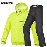 NERVE摩托车雨衣雨裤套装 超薄透气雨衣户外骑行成人分体雨衣钓鱼
