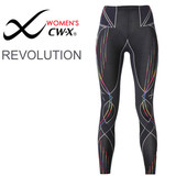 日本直邮 CW-X REVOLUTION彩虹女士支撑压缩裤运动裤HXY189 CWX