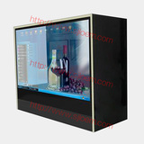 液晶透明屏广告机58寸透明液晶展示橱窗透明LCD显示窗化妆品展柜