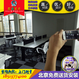 北京简约现代办公家具组合职员办公桌4人位屏风卡位员工电脑桌椅