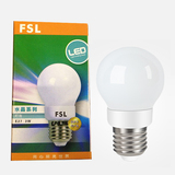 佛山照明FSL节能LED灯泡省电E27螺口实用3w光源Lamp球泡阅读光源