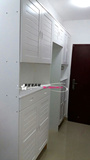 广州100%全实木白色衣柜可定制全屋家具定做松木欧式风格衣柜壁厨