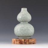 宋 官窑 天青釉 支钉 葫芦瓶 古董瓷器古玩古瓷器老物件收藏