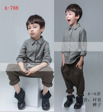 儿童摄影服装2016新款批发韩版影楼儿童拍照男童4-6岁服饰A-788