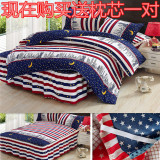 韩式床上用品床裙式床罩四件套1.5m1.8米加厚磨毛斜纹被套简约冬