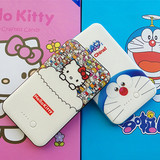 凯蒂猫手机充电宝 通用苹果可爱卡通哆啦A梦hello kitty移动电源