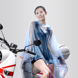 单人电动车雨衣自行车透明成人自行车防水斗篷摩托车雨披女士1人