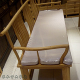 中式古典红木家具沙发垫棉麻实木三人椅海绵垫子罗汉床棕垫套包邮